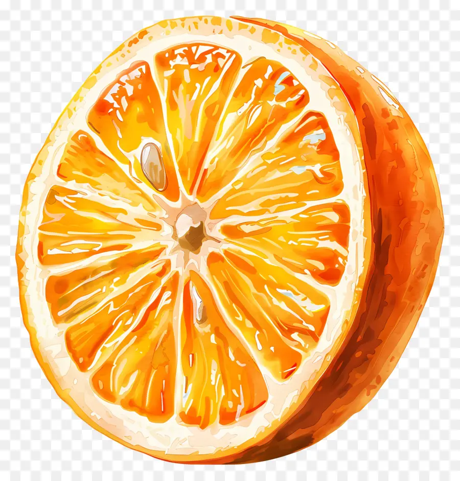 Trancher Les Fruits Orange，Tranche D'orange 3d PNG
