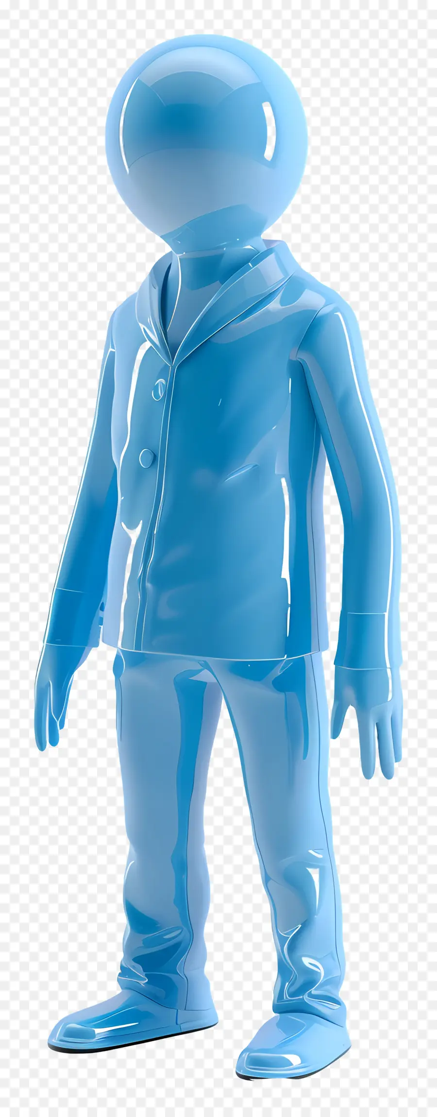Costume Bleu，L'homme PNG