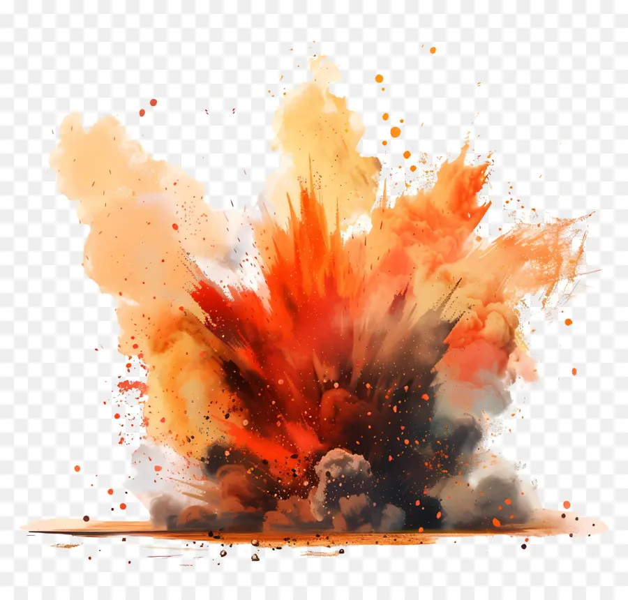 Poudre D'explosion，Feu PNG