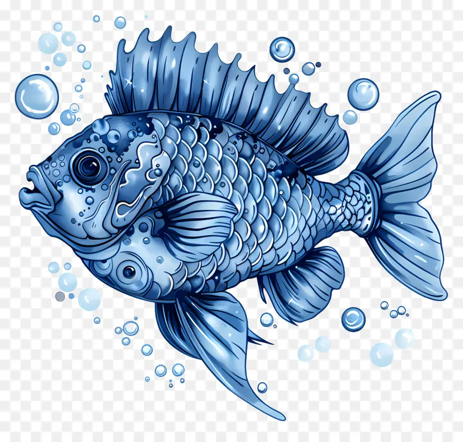 Poisson Bleu，Poisson PNG