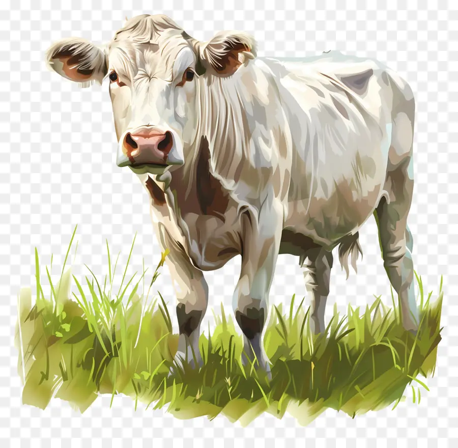 Vache Blanche，Vache PNG