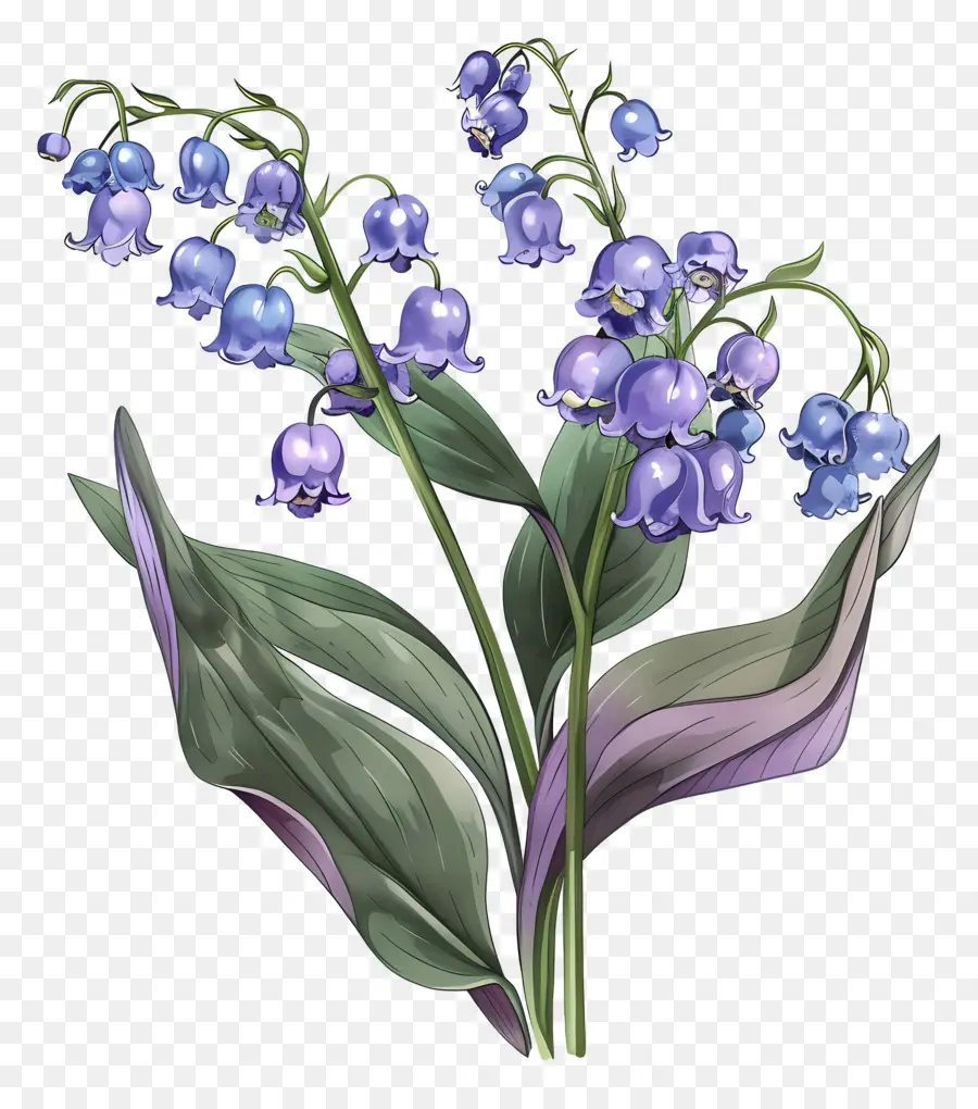 Lis Violet De La Vallée，Bleu Iris PNG