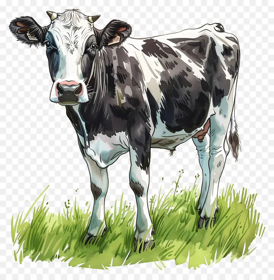 Vache，Pâturage PNG