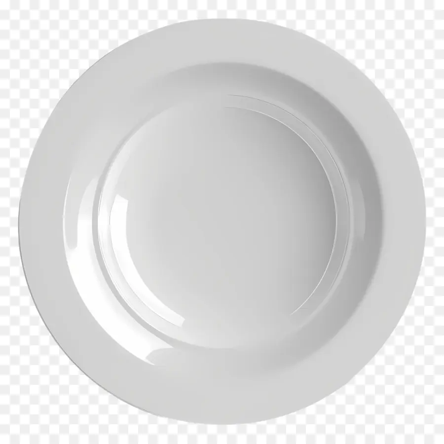 Blanc Assiette，Plaque Blanche PNG