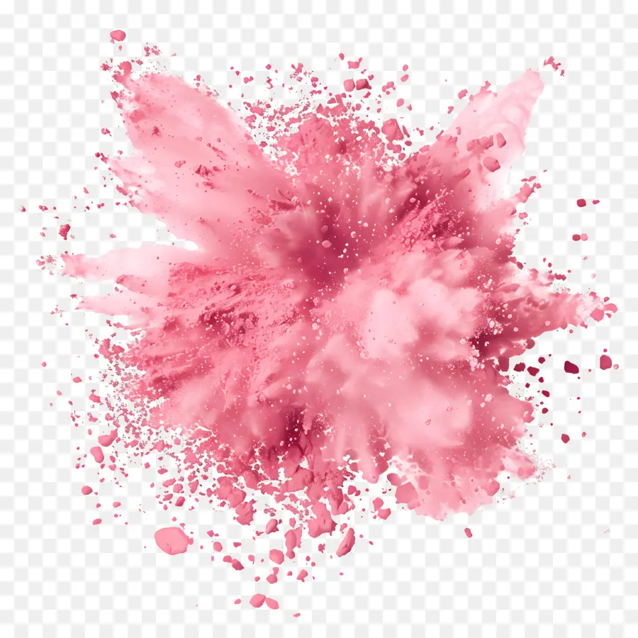 Poudre Splash，Rose Explosion PNG