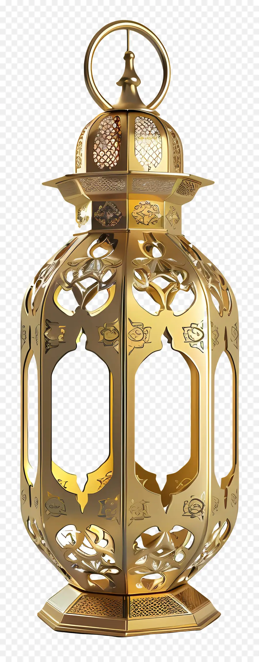 La Lanterne Du Ramadan，Lampe D'or PNG