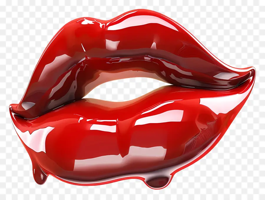 Marque Kiss，Rouge à Lèvres Rouge PNG