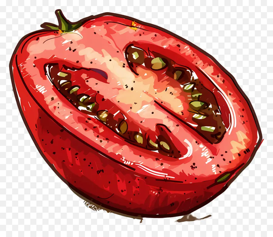 Tranche De Tomate，Rouge Tomate PNG