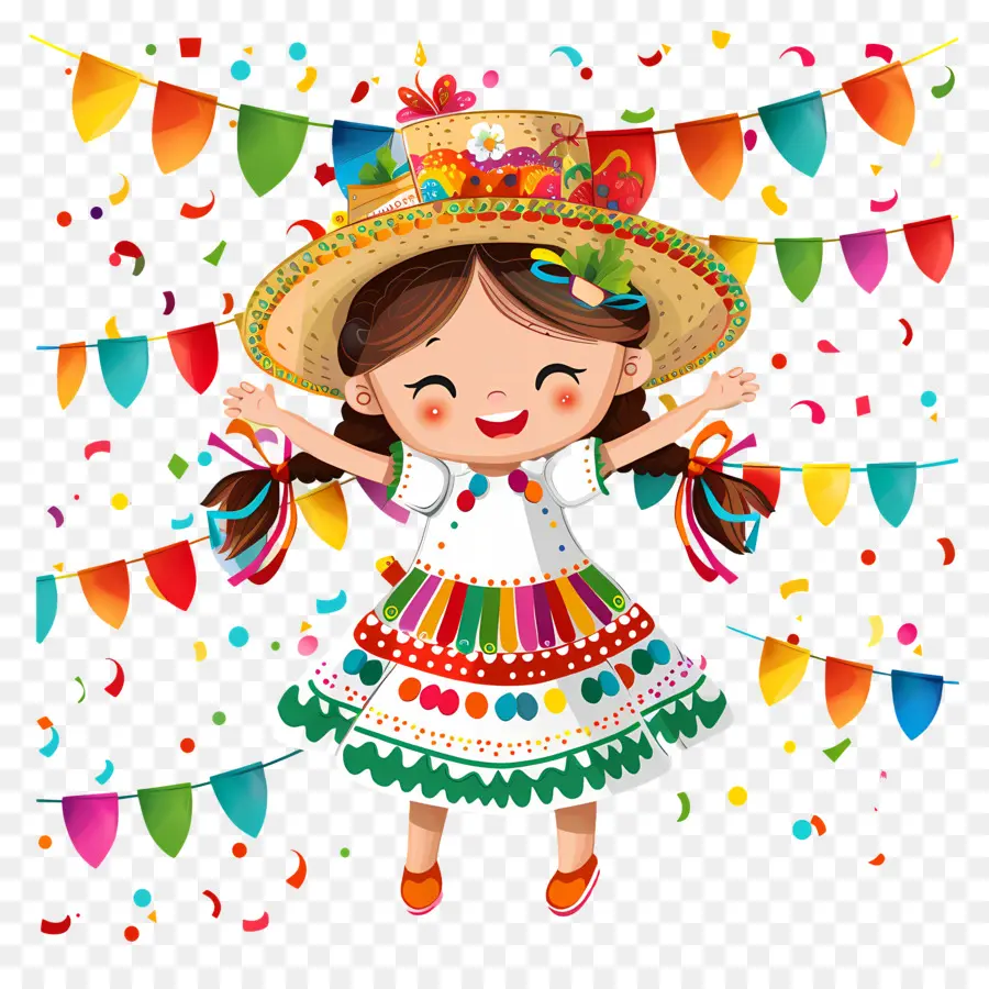 Festa Junina，Robe Mexicaine Traditionnelle PNG