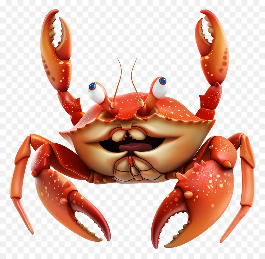 Les Animaux De La Mer，Crabe PNG