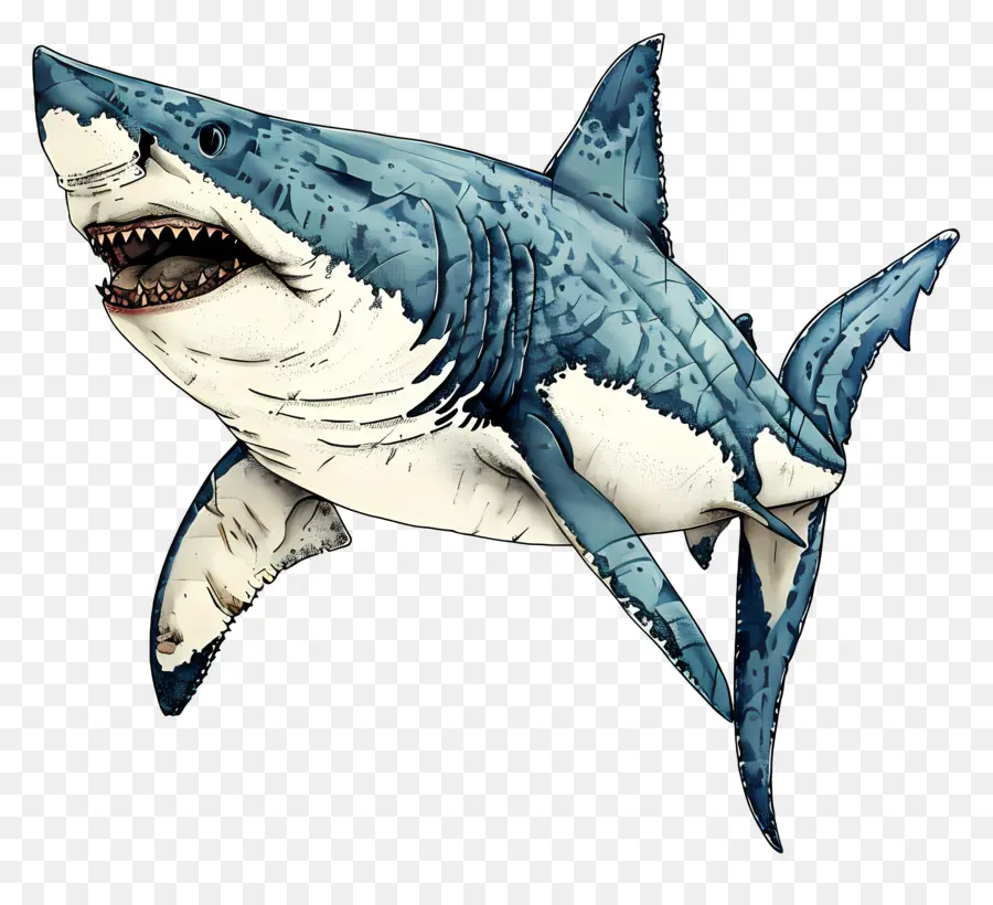 Requin，Requin Bleu PNG