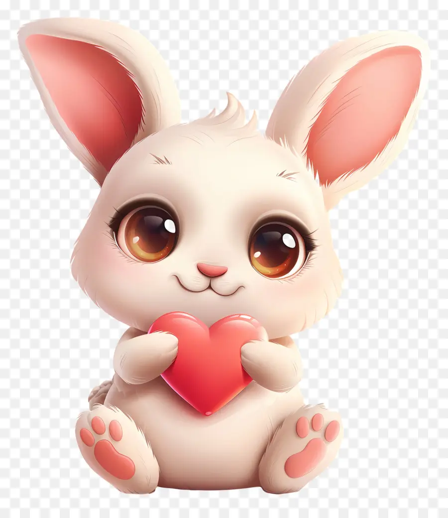 Comme，Lapin Blanc PNG