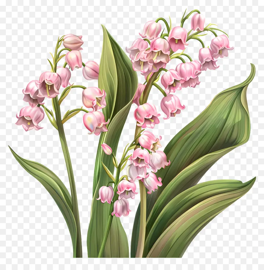 Lily Rose De La Vallée，Fleurs Parfumées PNG