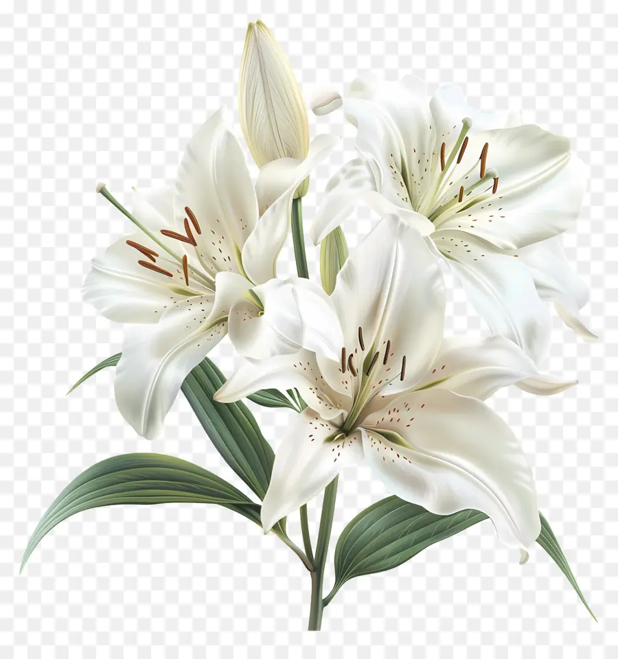 Lily Blanc，Lys Blanc PNG