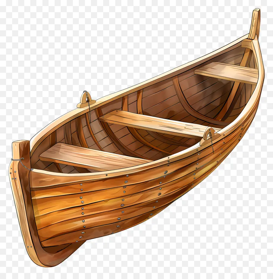 Bateau，Bateau En Bois PNG