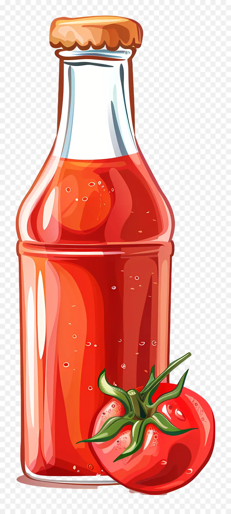 Bouteille De Tomate，Sauce Tomate PNG