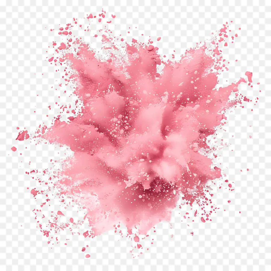 Poudre Splash，Rose Explosion PNG