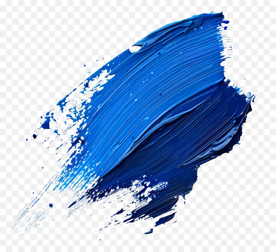 Coup De Pinceau Bleu，Pinceau PNG