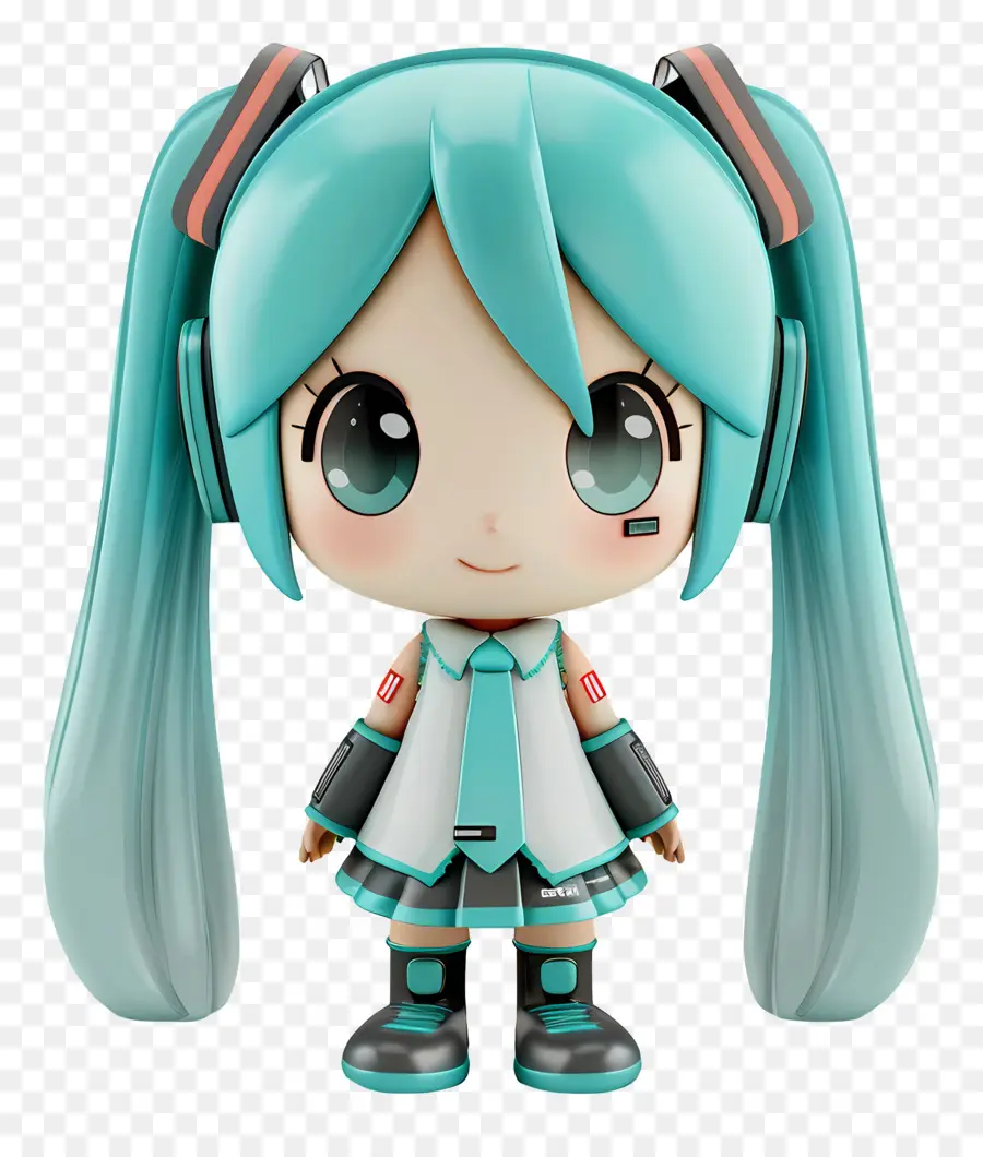 Hatsune Miku，Fille Animée PNG