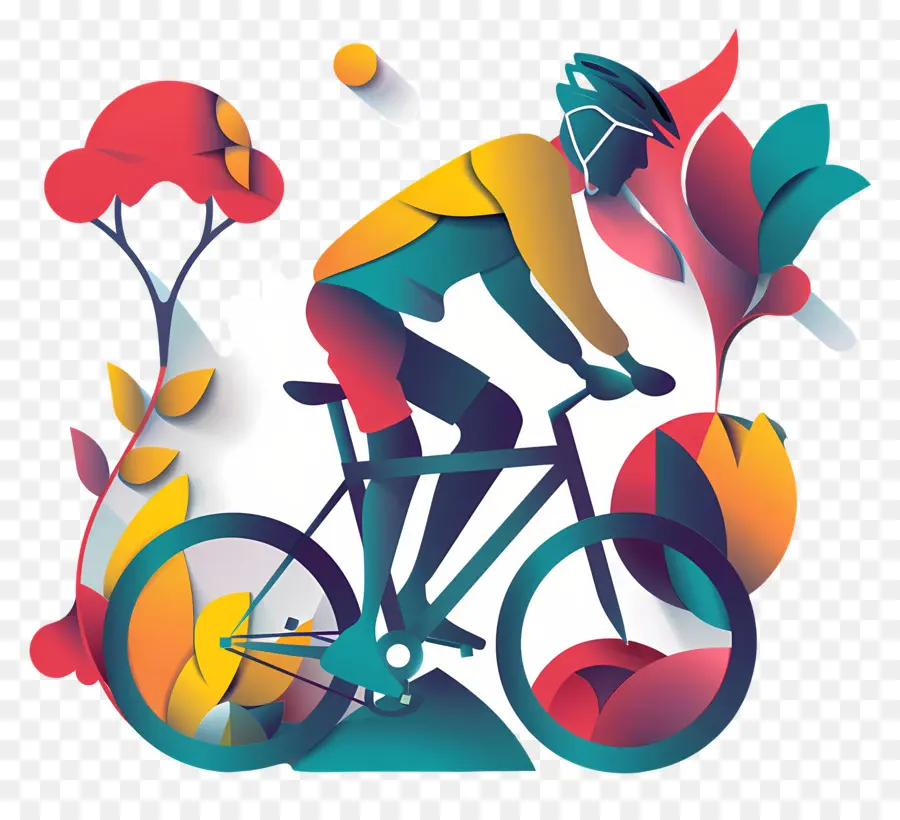 Monde à Vélo Jour，Le Vélo PNG