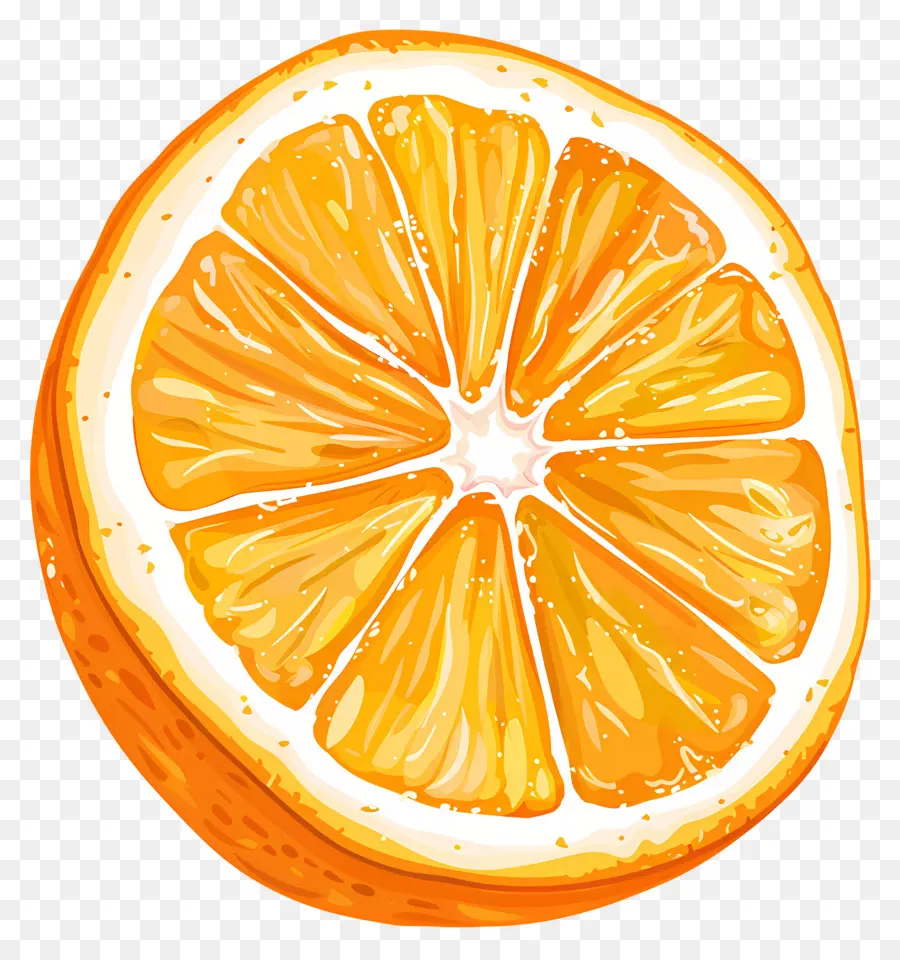 Trancher Les Fruits Orange，Tranche D'orange PNG