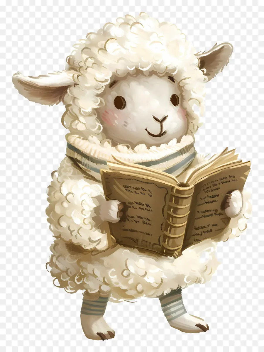 Livre，Les Moutons De Dessin Animé PNG
