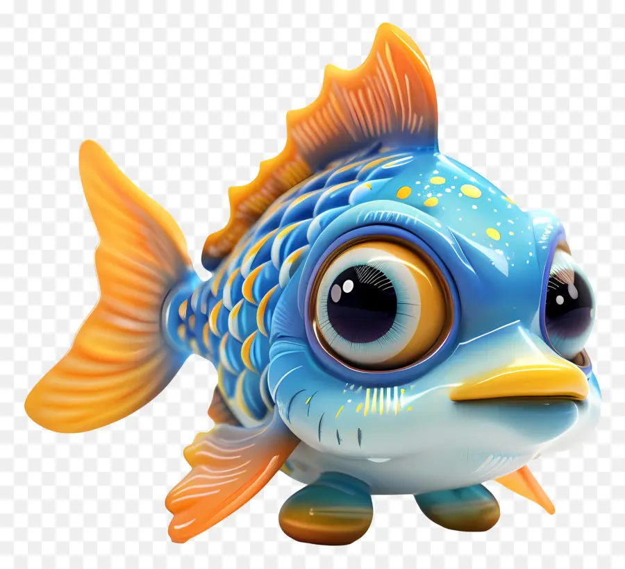 Les Animaux De La Mer，Poisson Bleu PNG