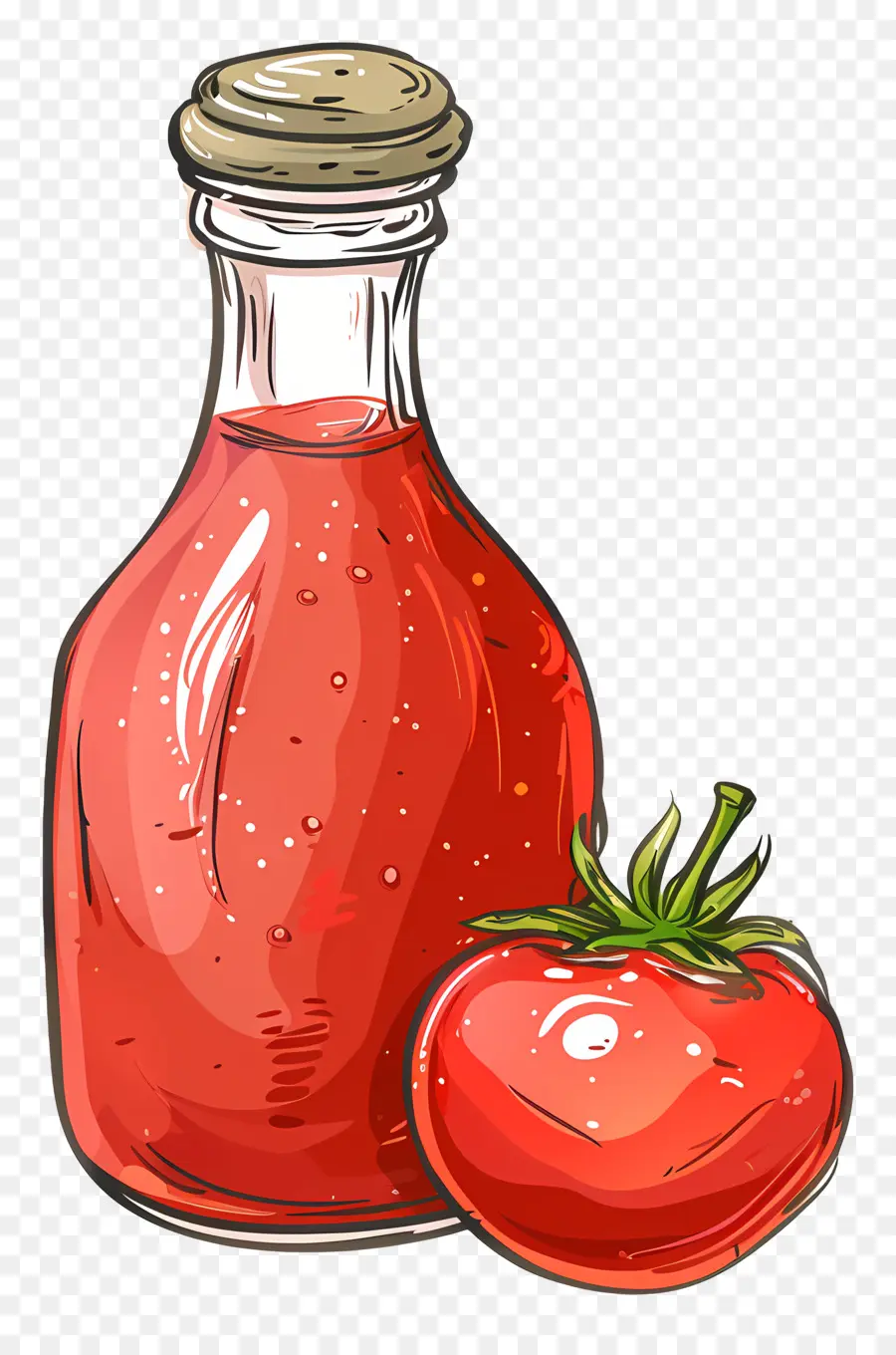 Ketchup Sauce Tomate，Le Jus De Tomate PNG
