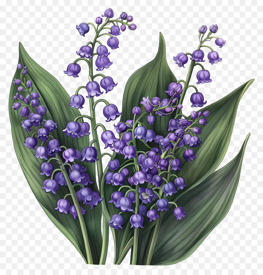 Lis Violet De La Vallée，Fleurs De Lavande PNG