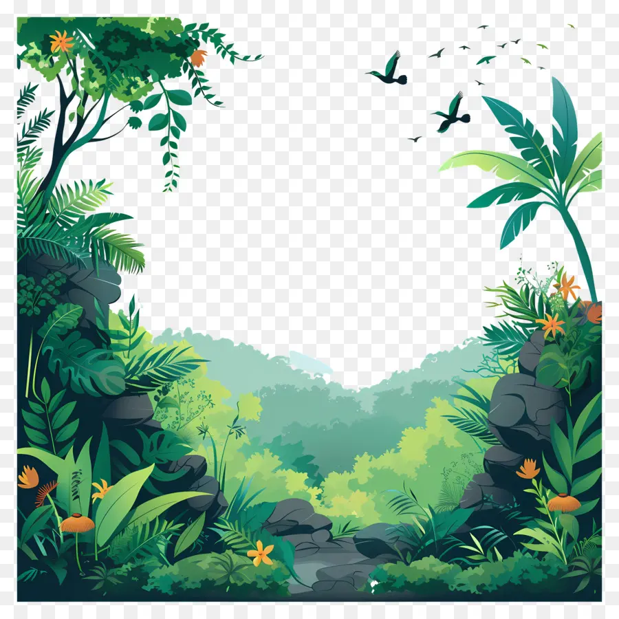Fond De Nature，Jungle PNG