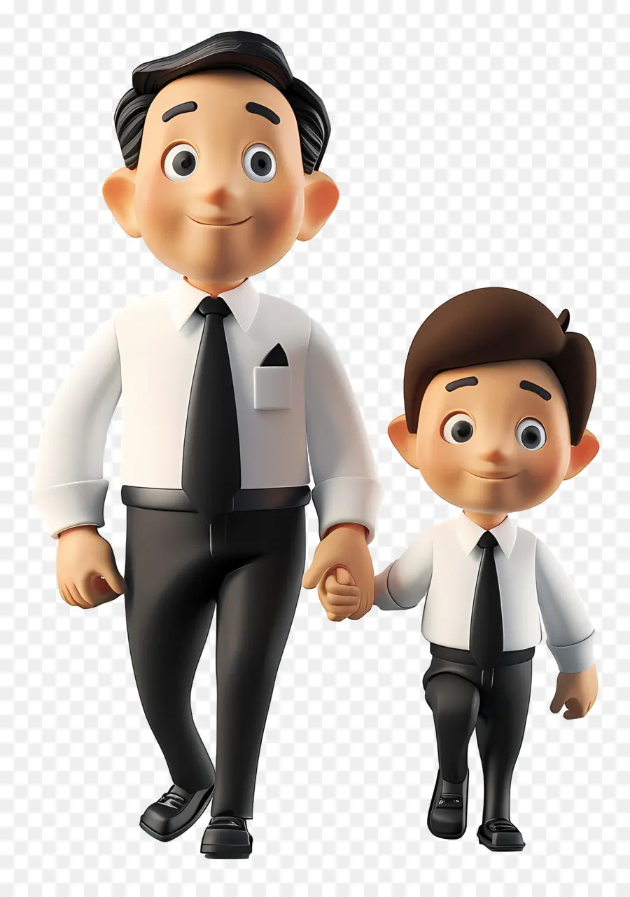 Père Et Fils Animés，Père Et Fils PNG