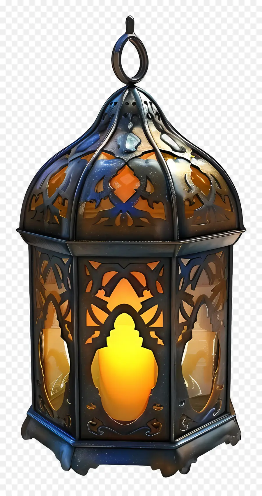 La Lanterne Du Ramadan，Bougeoir En Verre PNG