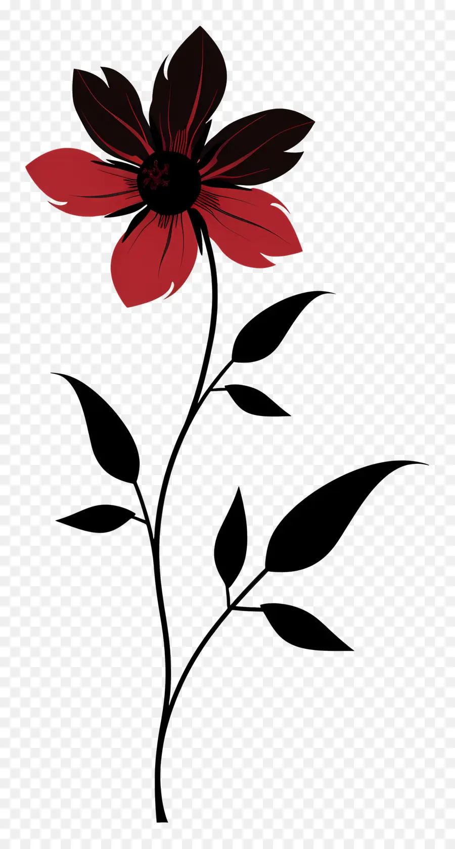 Fleur Simple，Fleur Rouge PNG