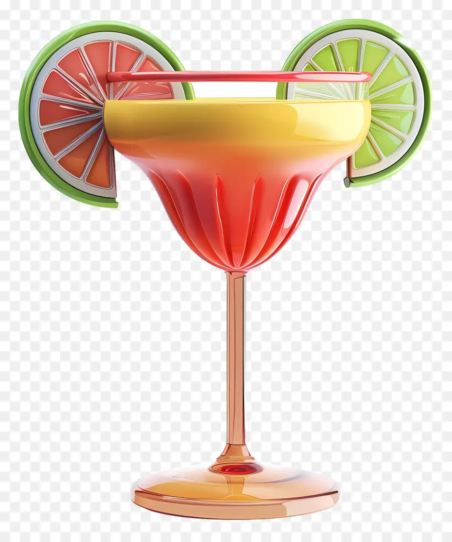 Cocktail Margarita，Cocktail En Verre PNG
