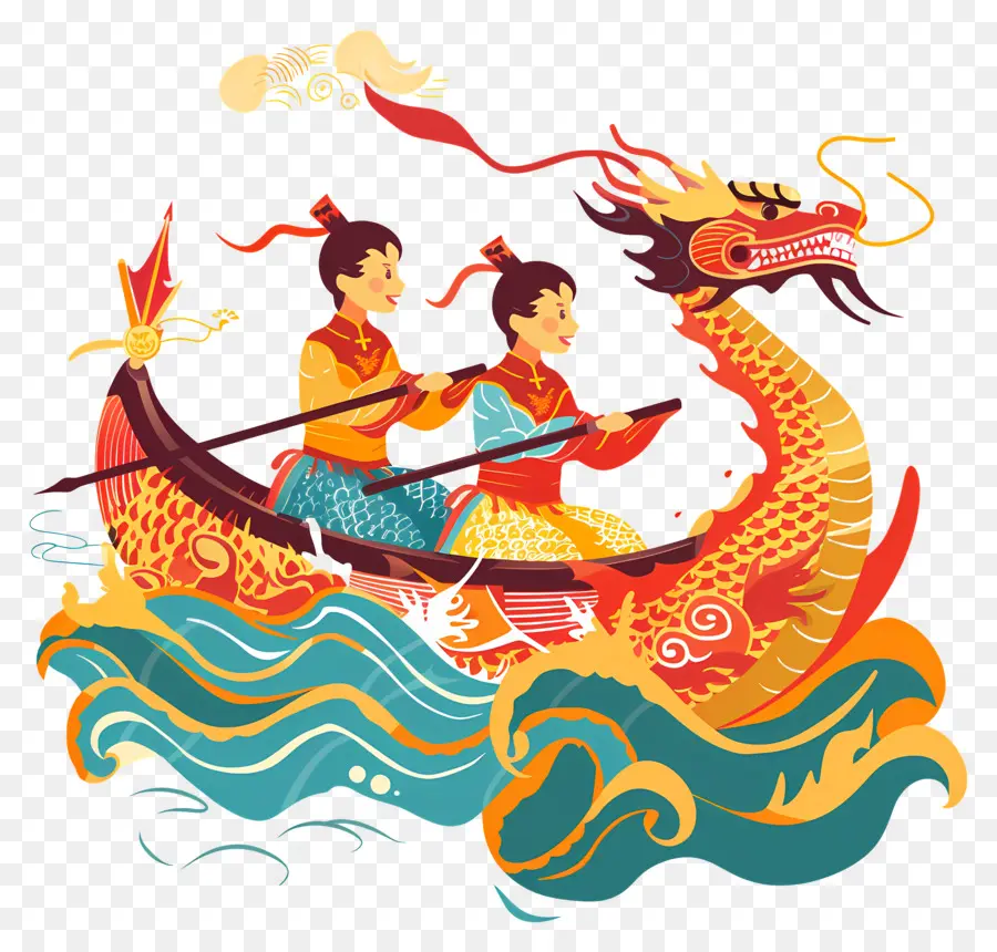 Festival Du Bateau Dragon，Bateau Chinois Traditionnel PNG