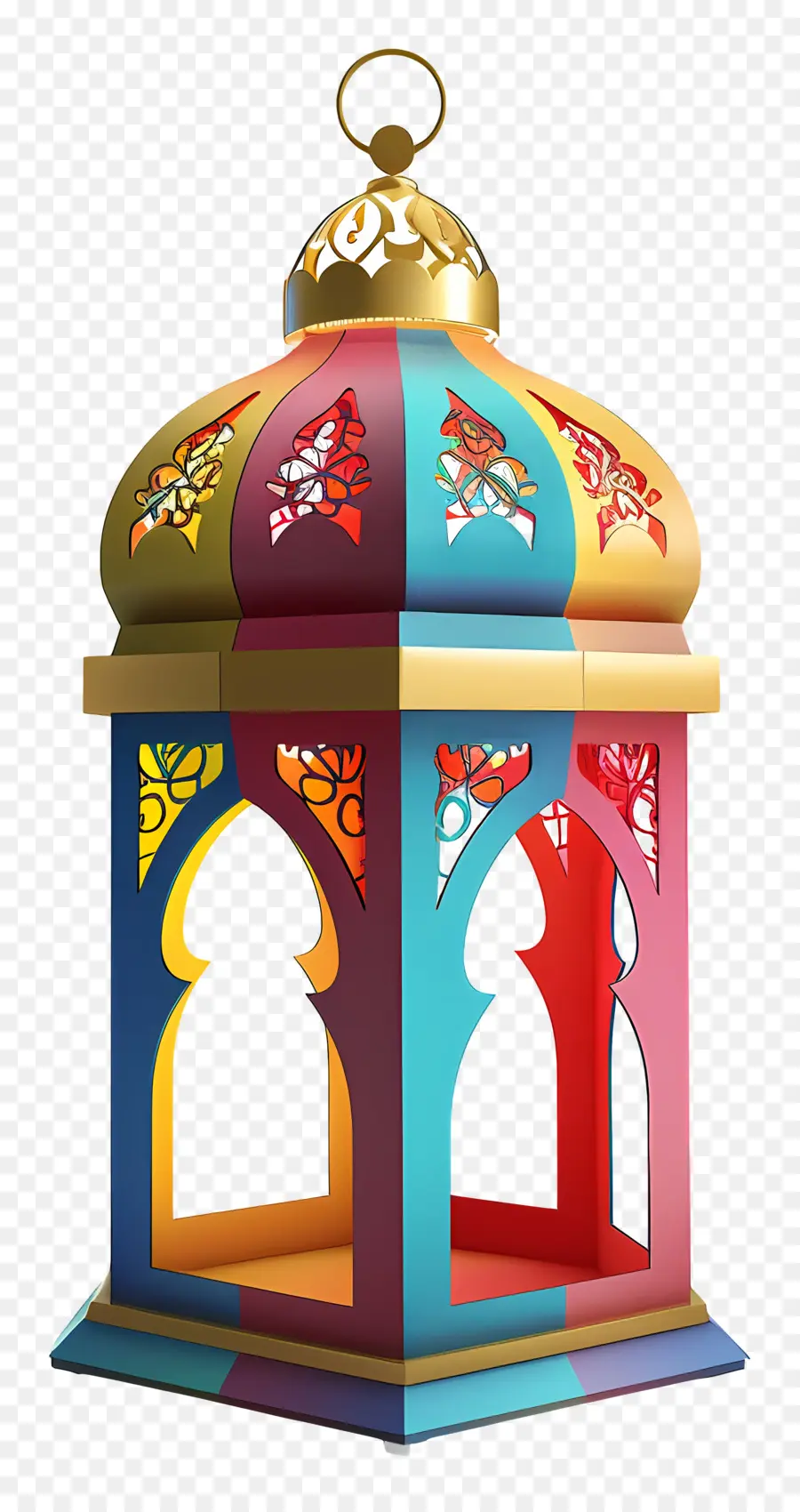 La Lanterne Du Ramadan，Lampe Colorée PNG