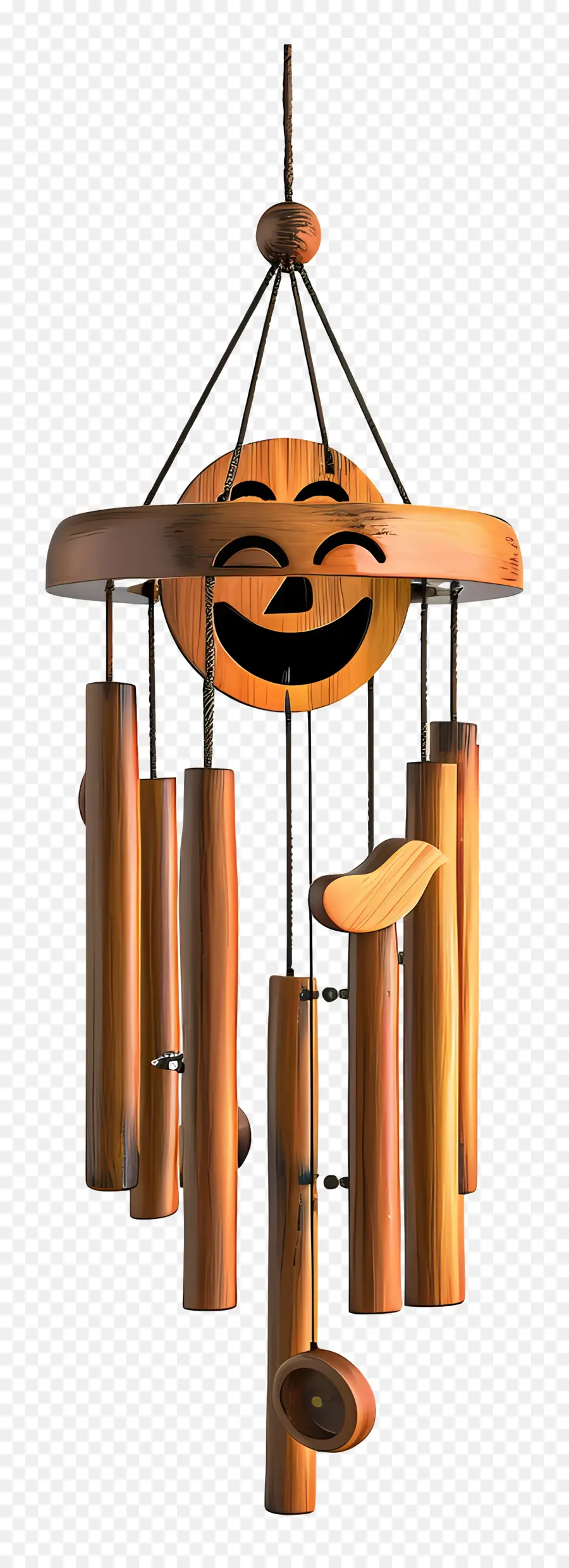 Carillon De Vent，Carillon En Bois PNG