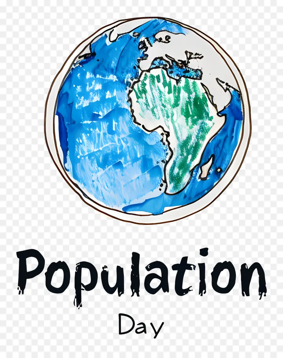 Journée Mondiale De La Population，Carte Du Monde PNG