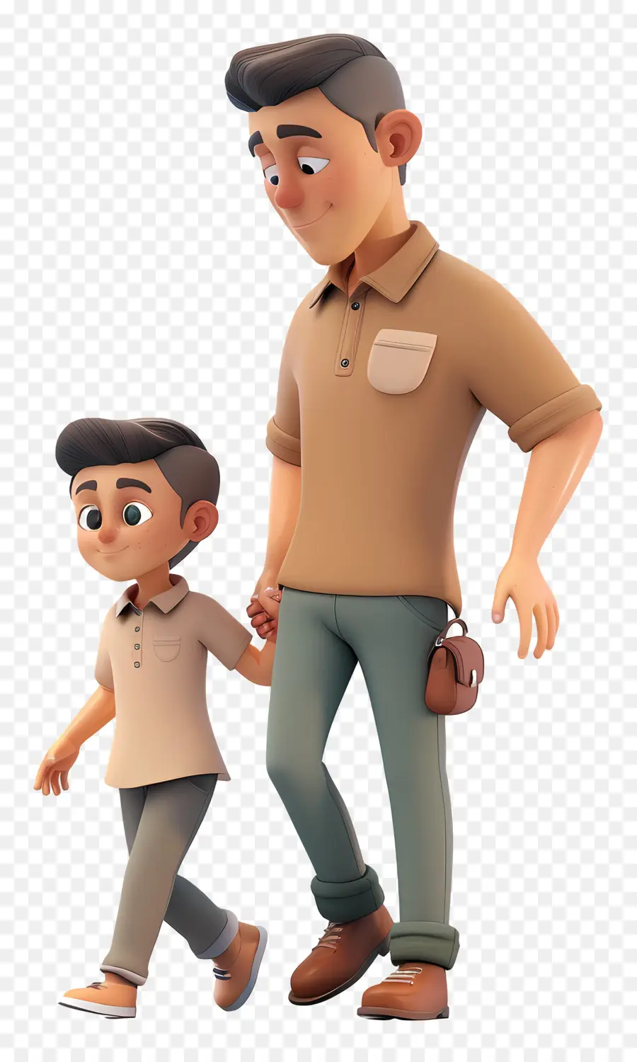 Père Et Fils Animés，Père Et Fils PNG