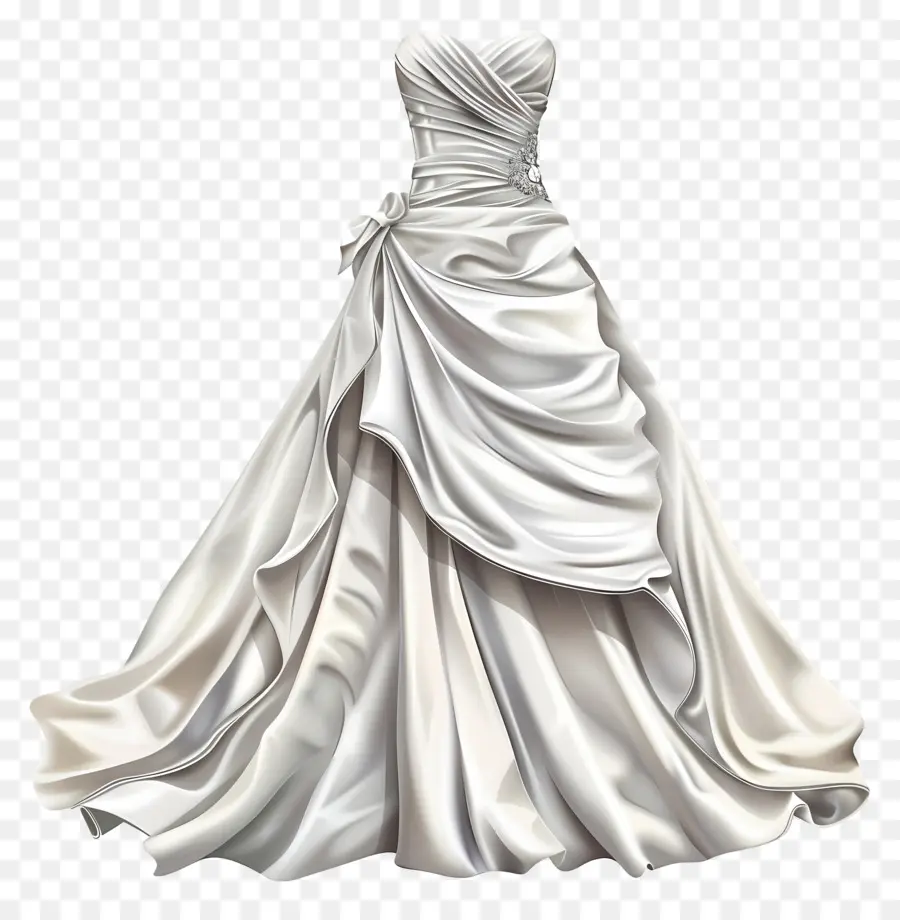 Robe De Mariée Blanche，Robe De Mariée PNG