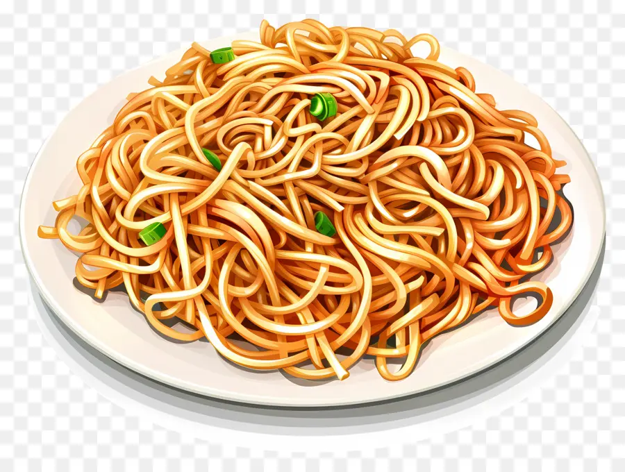 Nouilles Frites，Spaghetti PNG