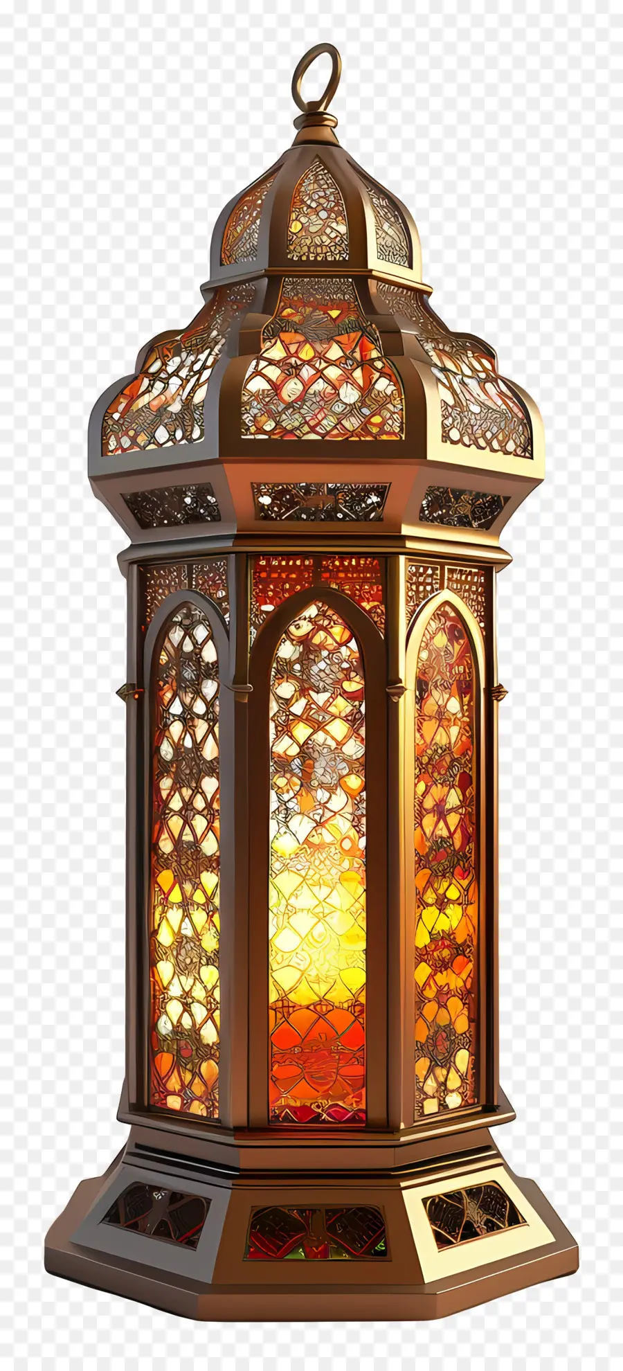 La Lanterne Du Ramadan，Lanterne Ornée PNG