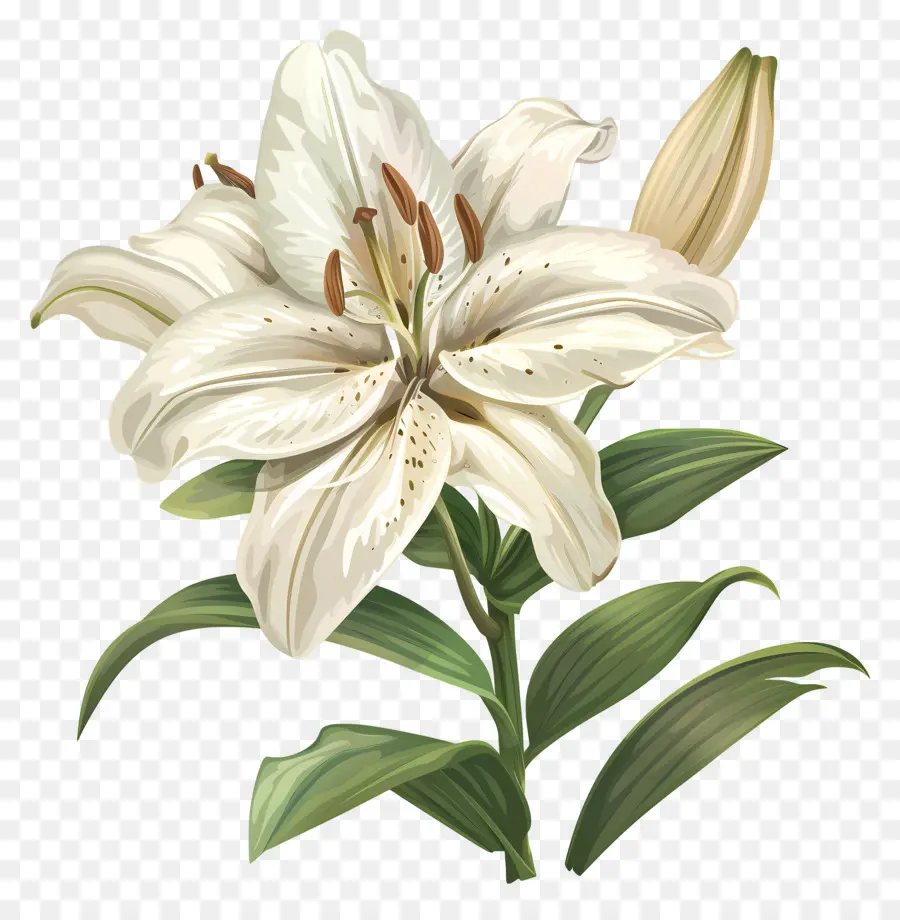 Lily Blanc，Lys Blanc PNG