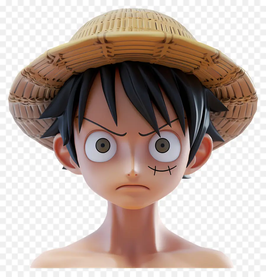 Luffy Face，L'homme PNG