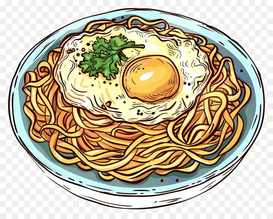 Nouilles Aux Oeufs，Spaghetti PNG