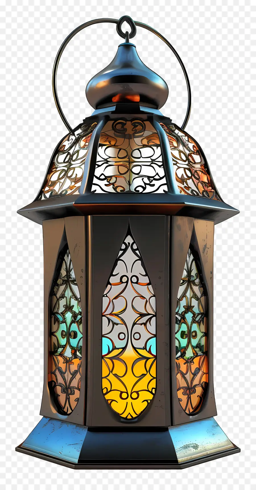 La Lanterne Du Ramadan，Lanterne En Métal PNG