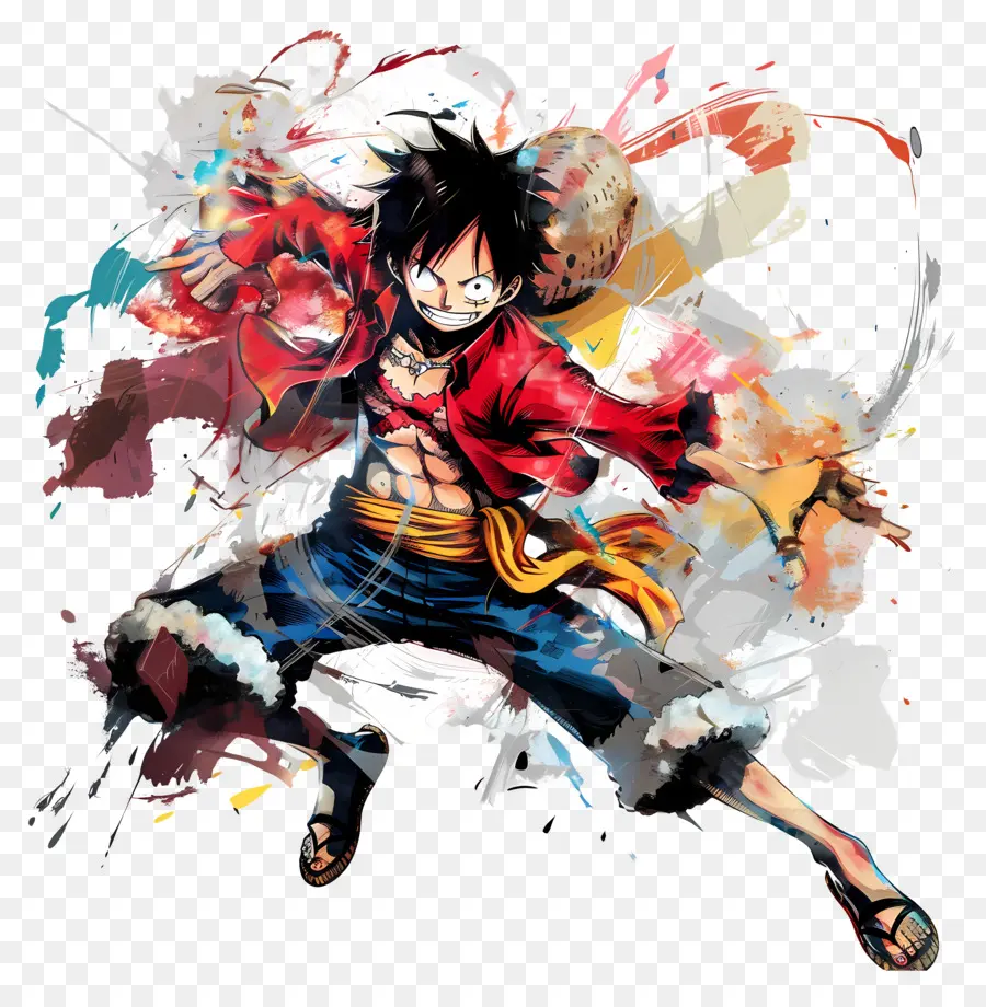 Anime Luffy，L'anime PNG