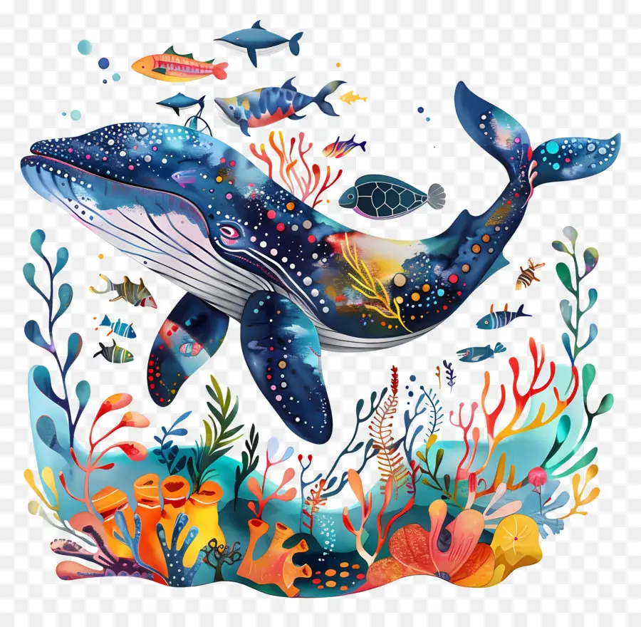 La Journée Mondiale Des Océans，Baleine Bleue PNG