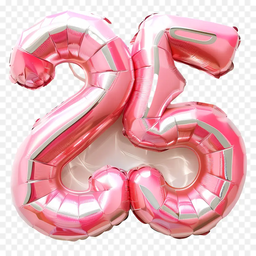 Nombres 25，Des Ballons à L'hélium PNG