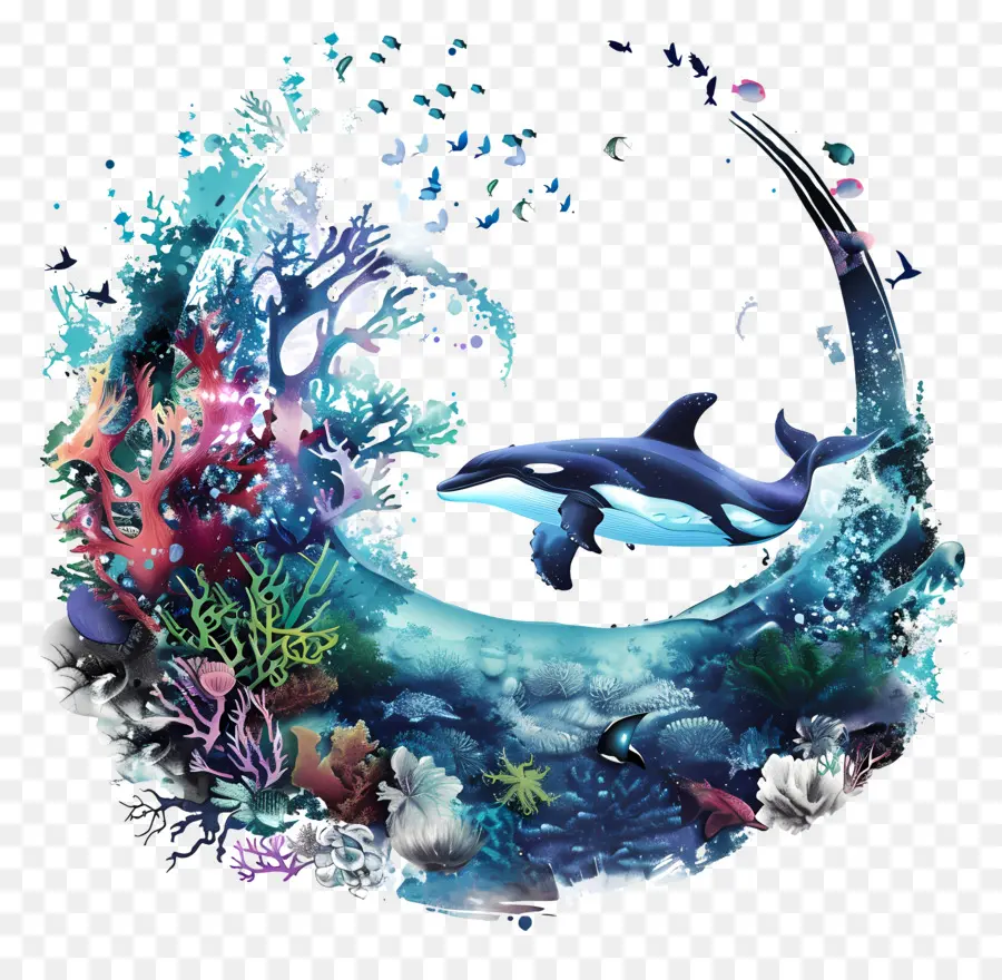 La Journée Mondiale Des Océans，Baleine PNG